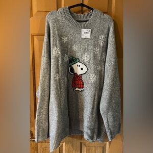 American Eagle Snoopy Sweater